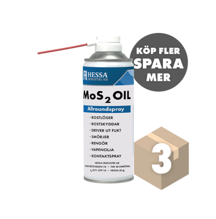 MoS2Oil 3x12x400 ml