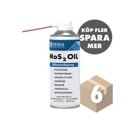 MoS2Oil 6x12x400 ml